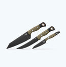 Benchmade 3 Piece Set w/ OD Green G-10 Handles & DLC CPM-154 4005BK-01