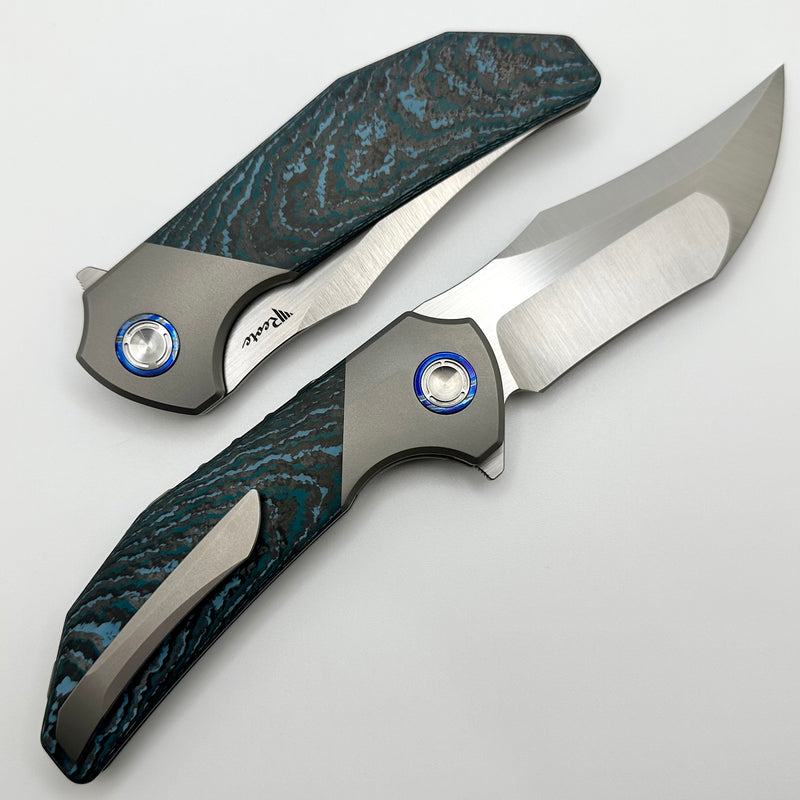 Reate Knives Tiger Artic Storm Fat Carbon & Compound Ground M390