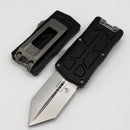 Microtech Exocet II w/ Black Aluminum Handle & Stonewash Spartan M390MK 1155-10