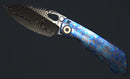 Pre Order Custom Knife Factory & Rotten Design EVO-XS Full Dress ZircuTi Titanium Handles w/ Damasteel