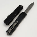 Microtech Ultratech Gen IV Topo Black Handle w/ Spartan D/E Apocalyptic M390MK 12234TP-10AP