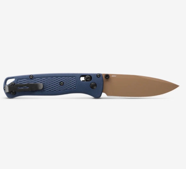 Benchmade Bugout Crated Blue Grivory & S30V 535FE-05