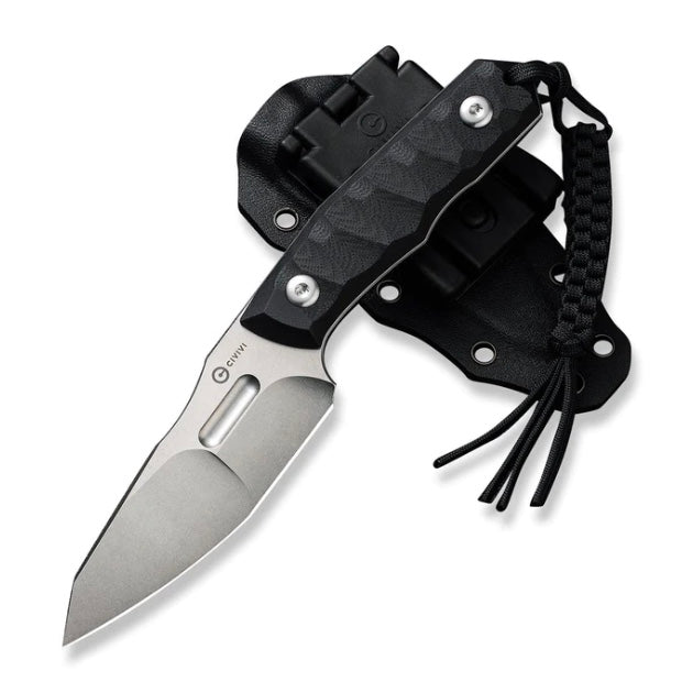 Civivi Propugnator Black G-10 & D2 Fixed Blade C23002-1