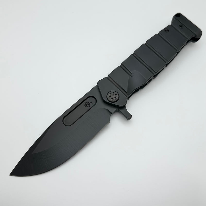 Medford Knife Fighter Flipper USMC DLC Handles & Black Hardware w/ DLC 3V