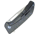 Kubey Hyperion Flamed Titanium Handles & S35VN KB368F