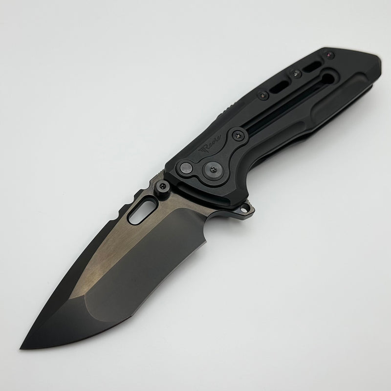 Reate T1000 V2 Flipper DLC Milled Titanium & DLC Recurve M390 Pre Owned