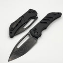 Heretic Custom Koschei DLC Titanium Chassis Handles & Chad Nichols Wavepool DLC Damascus
