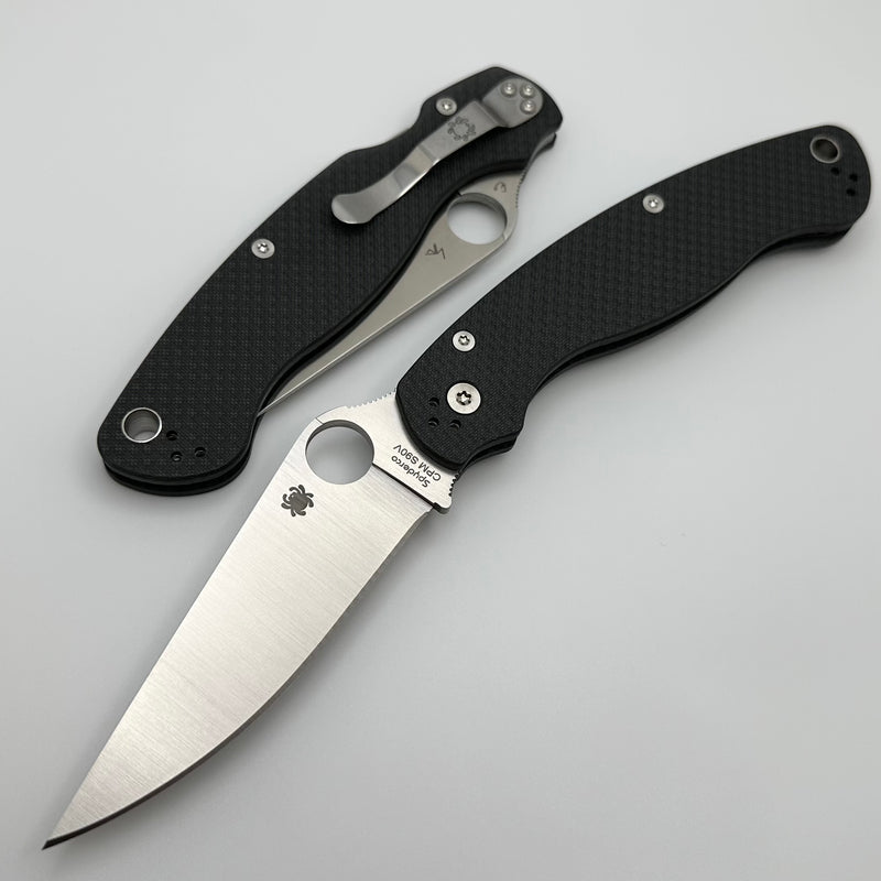 Spyderco Knives Military 2 Sprint Run w/ Carbon Fiber & CPM-S90V C36CFP2