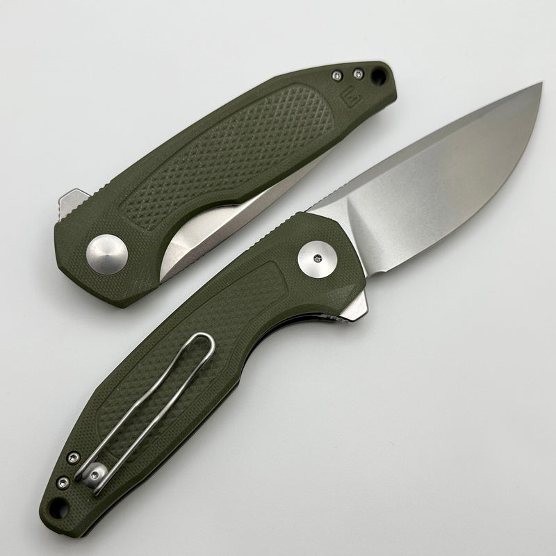 Custom Knife Factory - Echo Trol Green G-10 & CPM-S35VN