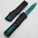 Microtech Knives Combat Troodon Gen III Black D/E w/ Turquoise Accents 1142-1TQSK