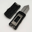 Microtech Exocet II w/ Black Aluminum Handle & Stonewash Spartan M390MK 1155-10