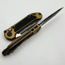 Microtech Knives LUDT Gen III Black Tanto w/ Tan Handle 1136-1TA