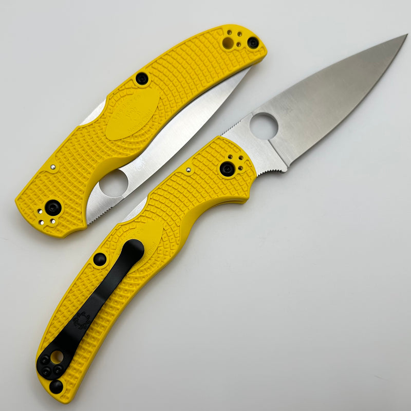 Spyderco Native Chief w/ Yellow FRN Handles & MagnaCut C244PYL