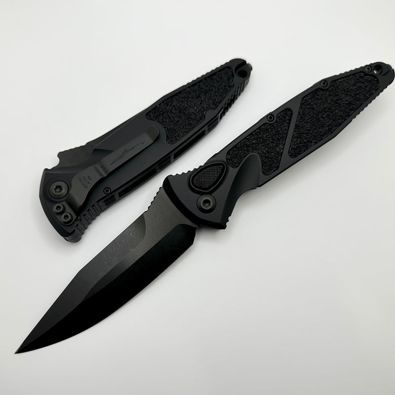 Microtech Socom Elite Shadow Spike Grind Spear Point DLC Deep Engraved Signature Series 160A-1DLCTSSH ONE PER HOUSEHOLD