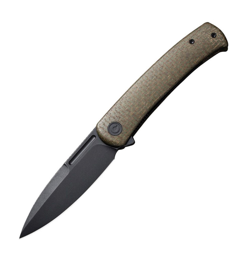 Civivi Caetus Green Burlap Micarta & Black Stonewash 14C28N C21025C3