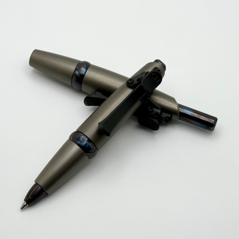 Custom Knife Factory Copperhead Metalworks Titanium/ZircuTi Pen