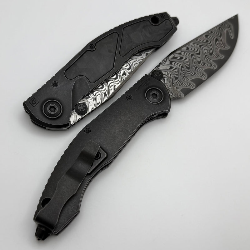 Custom Knife Factory & Anthony Marfione Sokosha Blackwash/Carbon Fiber w/ MagnaCore