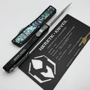 Heretic Custom NYX Aluminum Handle w/ Abalone Inlays & Mirror Polish S/E M390