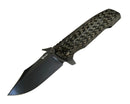 Reate Knives 9D-V2 Carbon Fiber & DLC Titanium Handle w/ DLC 154CM