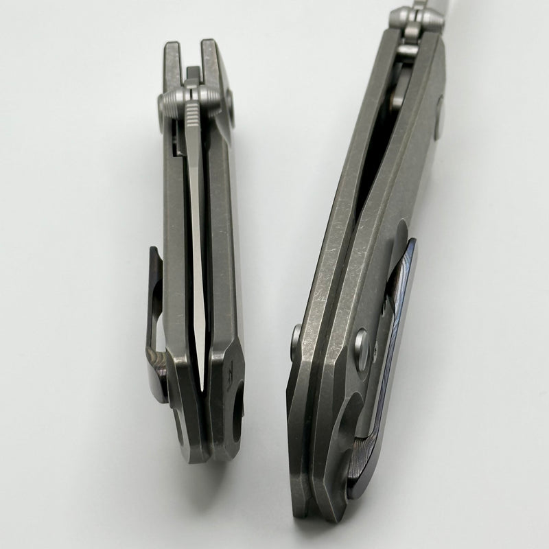 Custom Knife Factory Brat w/ M398 and Titanium/ZircuTi