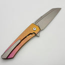 MachineWise Mojave Rose Gold Turtle Titanium Handles & Lightwash S90V