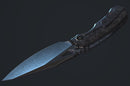 Pre Order Custom Knife Factory & Rotten Design EVO 5 Dark Crystal Titanium Handles w/ DLC M398