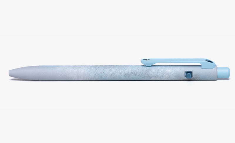 Tactile Turn Titanium Icefall Seasonal Release Slim Side Click Pen Short 5.3"