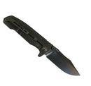 Reate Knives 9D-V2 Carbon Fiber & DLC Titanium Handle w/ DLC 154CM