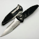 Microtech Socom Elite Auto Single Edge Satin Partial Serrated 160A-5