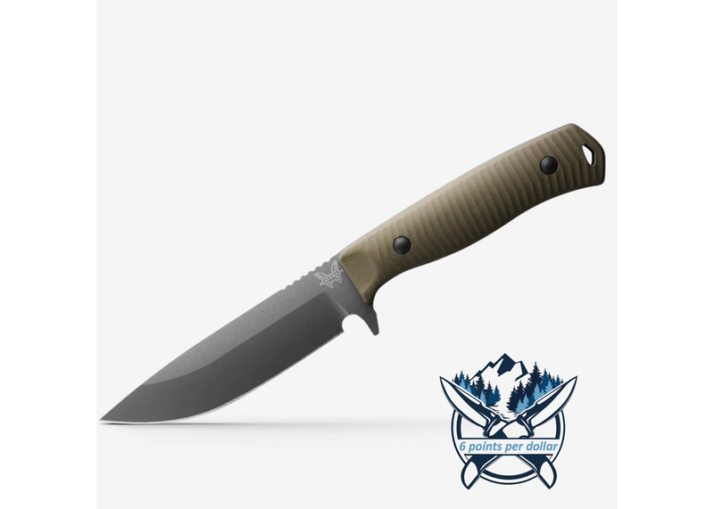 Benchmade Anonimus OD Green G-10 & Gray CruWear 539GY