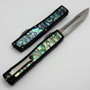 Heretic Custom NYX Aluminum Handle w/ Abalone Inlays & Mirror Polish S/E M390