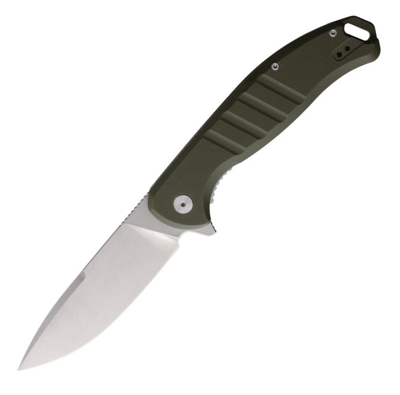PMP Knives Bigboy XL Linerlock OD Green G-10 & 14C28N PMP076