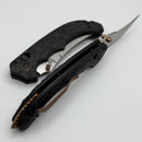 Benchmade Mini Bedlam Marbled Carbon Fiber Handles w/ CPM-S90V 865-02