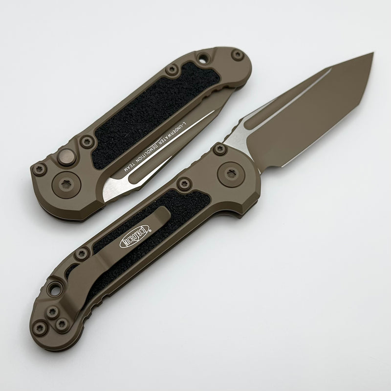 Microtech Knives LUDT Gen III Full Cerakote Dark Earth Tanto NCB Exclusive 1136-1CDENCB