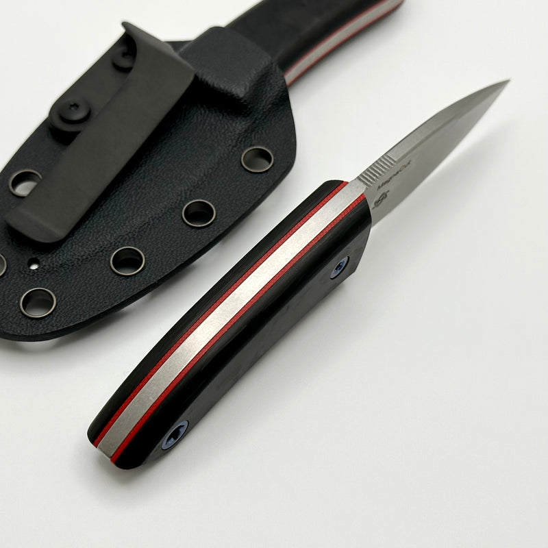 Mechforce Knives Ben Krein Collar Forager Fixed Blade w/ MagnaCut & Carbon Fiber