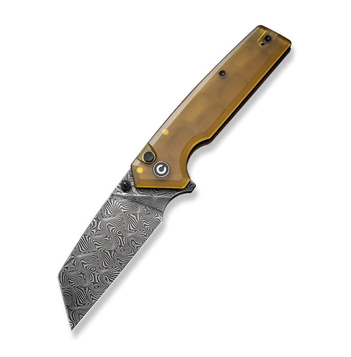 Civivi Amirite Flipper Ultem Handles & Damascus C23028-DS1