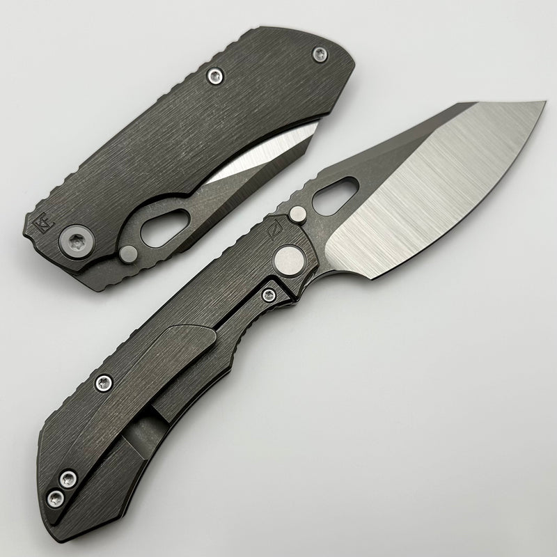 Custom Knife Factory Rotten Design Evo 4.0 Machine Grind S90V w/ Tumbled Handles