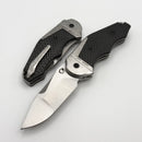 Yan Knives GTC Cabot - Carbon Fiber Handles w/ Crystal Ti Bolster S90V Compound Ground Blade
