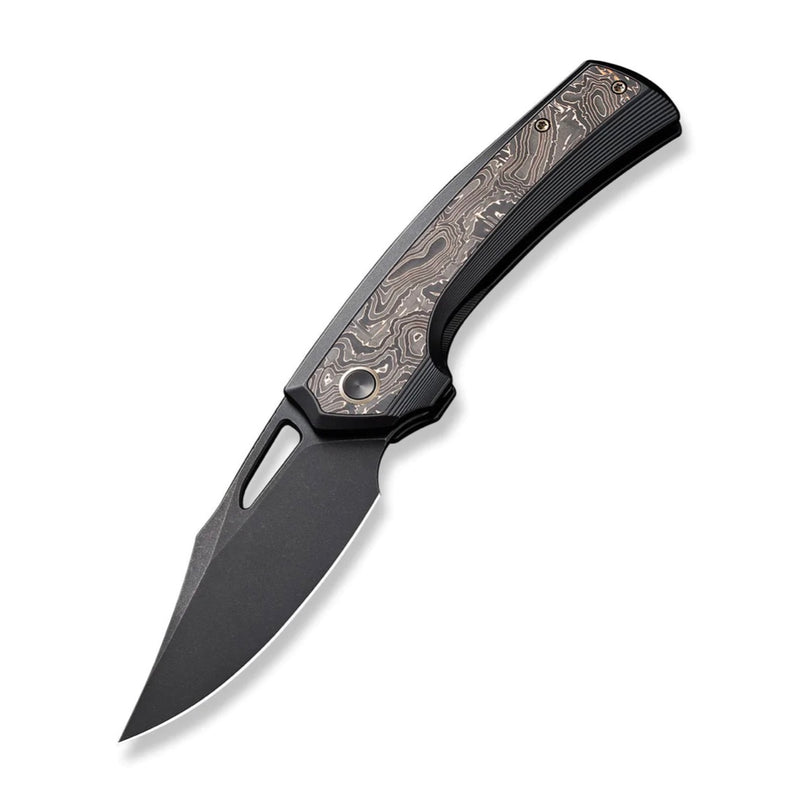 We Knife Nefaris Black Titanium w/ Copper Foil Carbon Fiber & Black Stonewash 20CV WE22040F-1