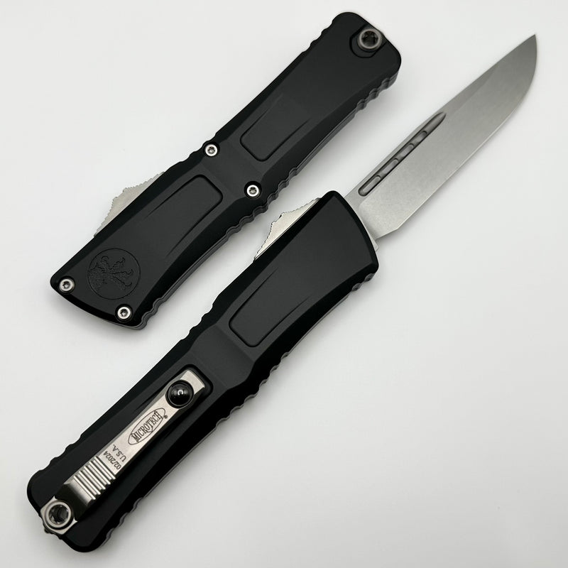 Microtech Knives Combat Troodon Gen III Stonewash Single Edge w/ Black Handle 1143-10