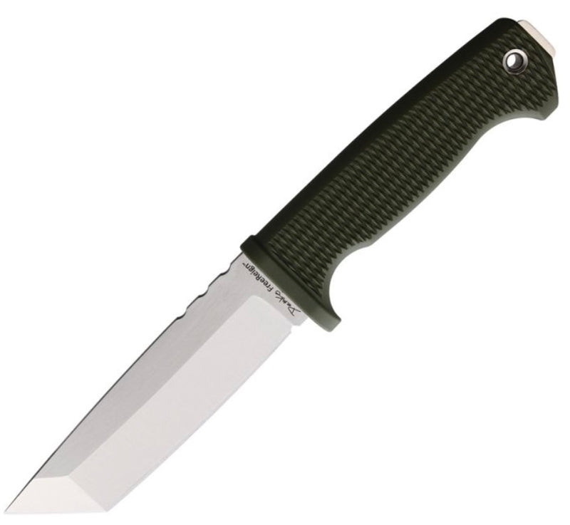 Demko FreeReign Tanto AUS10A & OD Green Rubberized Handle FR-10A-TOD