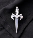 Microtech Silver Dagger Lapel