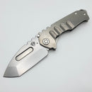 Medford Praetorian Genesis T Tumbled Handles w/ Polished Tumbled S45VN Tanto
