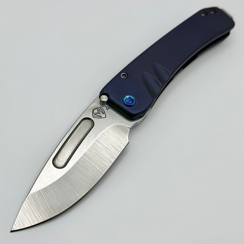 Medford Midi Marauder Old School Violet Contoured Handle w/ Flamed Hardware/Clip & DLC S45 Drop Point (Copy)