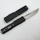 Microtech Ultratech ZBP S/E Stonewash Partial Serrated M390MK w/ Black Handle 1121-11