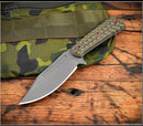 RMJ Tactical UCAP Fixed Blade w/ Dirty Olive G-10 & Nitro-V