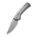 We Knife Nefaris Polished Bead Blasted Titanium & 20CV WE22040D-2