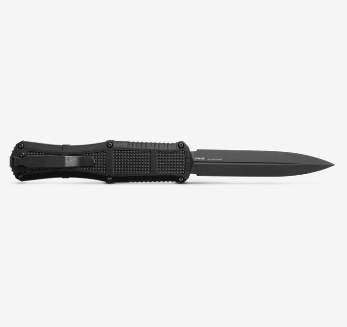 Benchmade Claymore OTF Black Grivory & PVD D2 3370GY