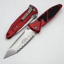 Microtech Socom Elite Tanto Full Serrated M/A Red Stonewash Standard 161-12RD
