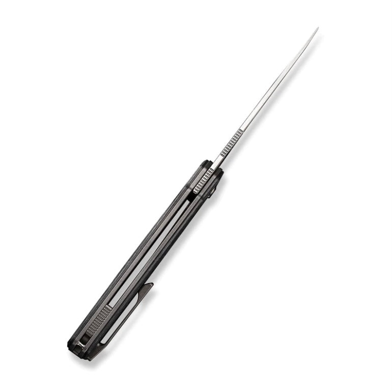 We Knife Navo Flipper Aluminum Foil Carbon Fiber Handles & Hand Rubbed Satin CPM-20CV WE22026-6